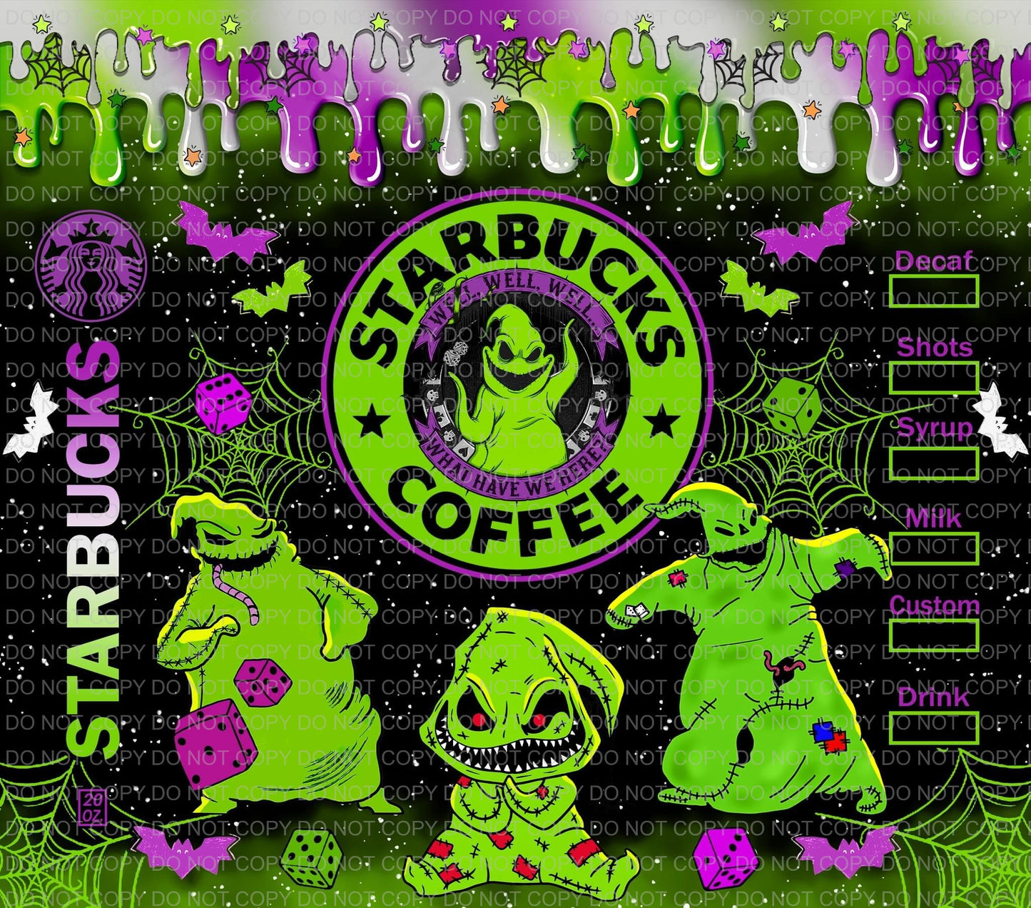 Characters + coffee | Sublimation transfer