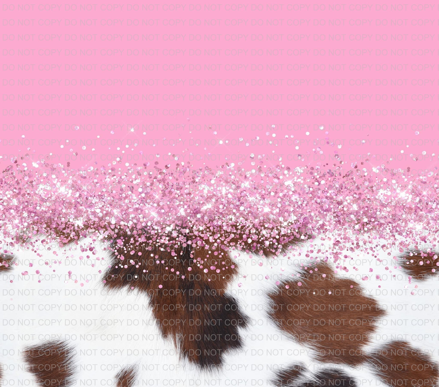 Pink + cowhide | Sublimation transfer