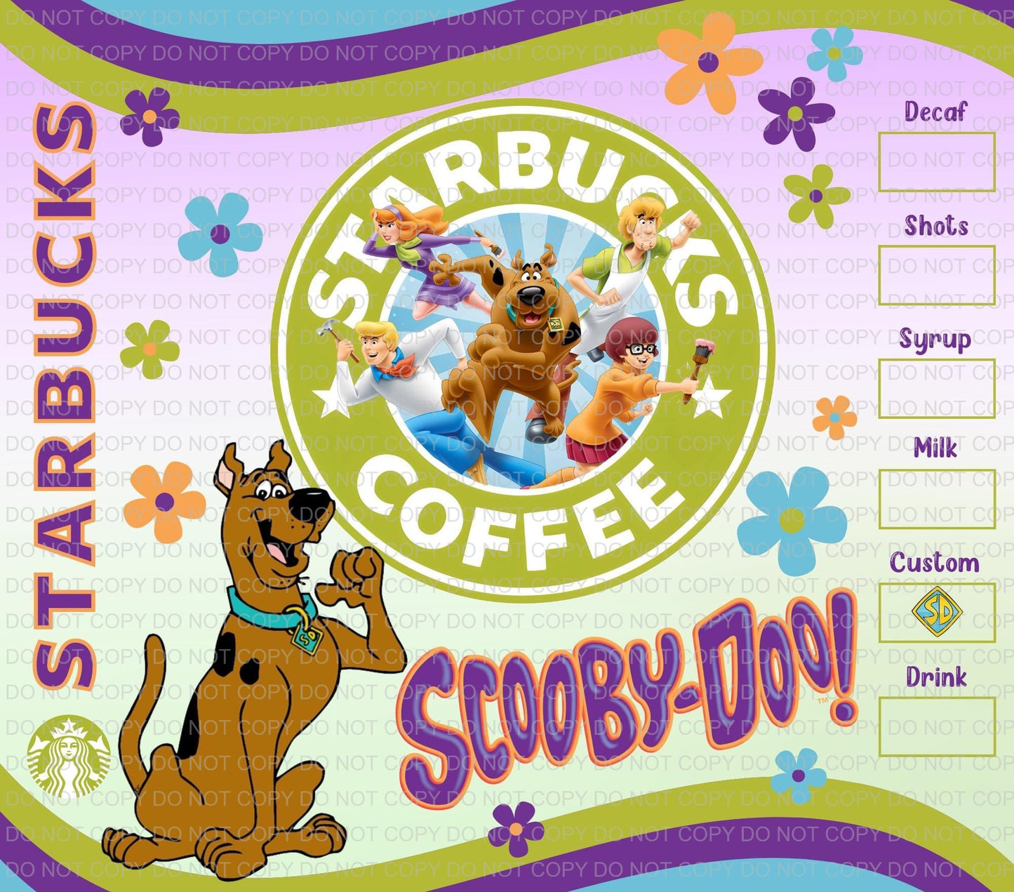Characters + coffee | Sublimation transfer