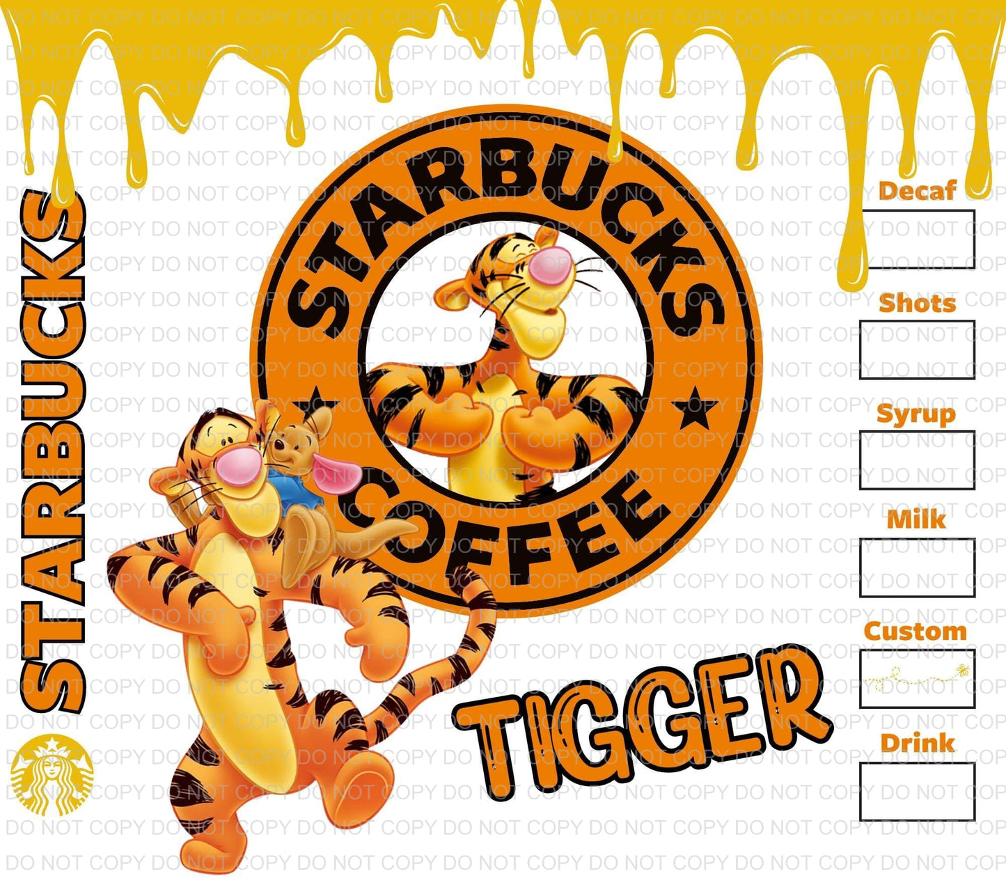 Characters + coffee | Sublimation transfer