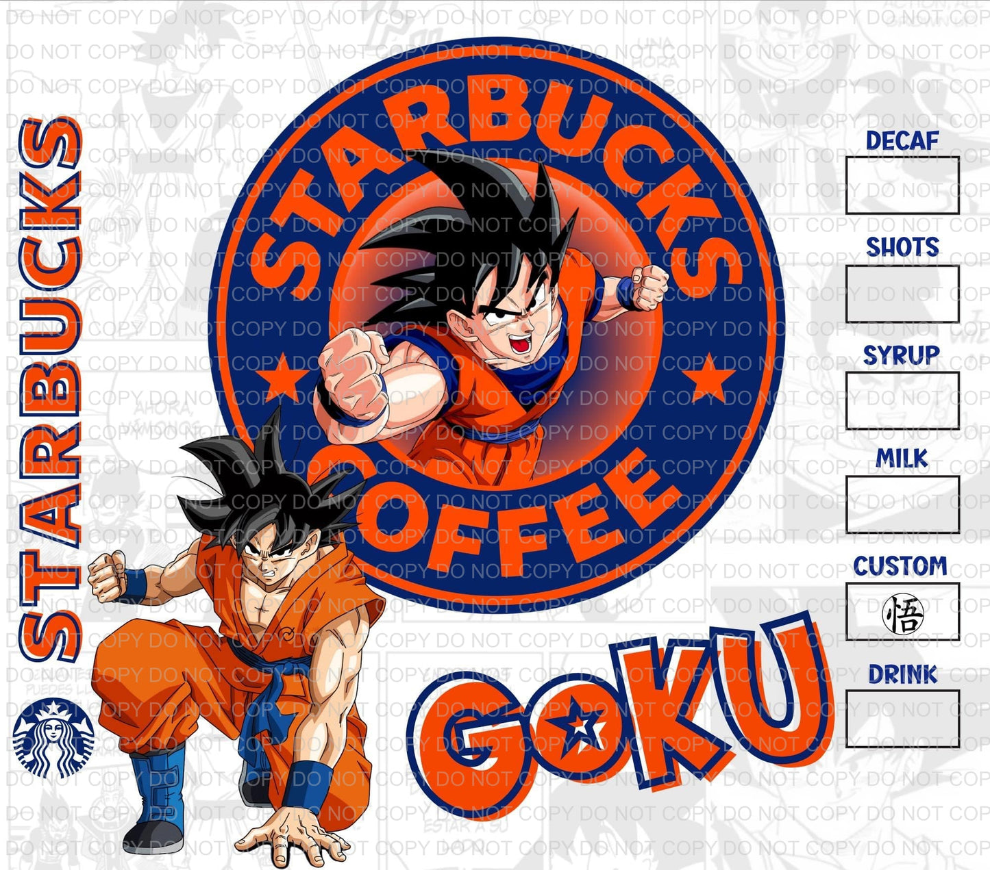 Characters + coffee | Sublimation transfer