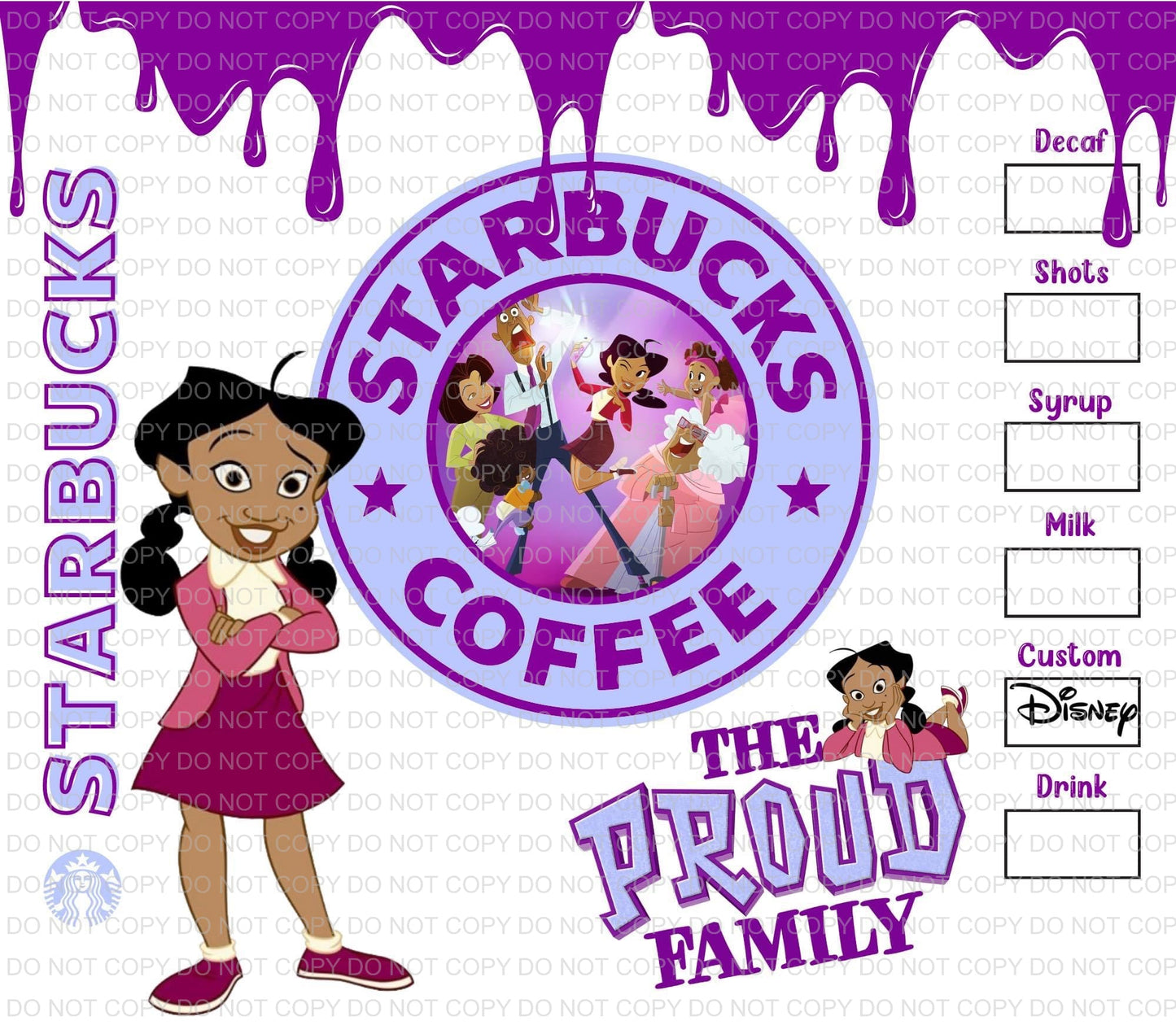Characters + coffee | Sublimation transfer