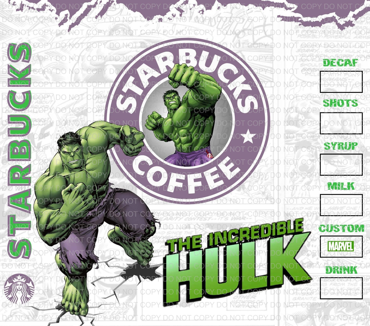 Characters + coffee | Sublimation transfer