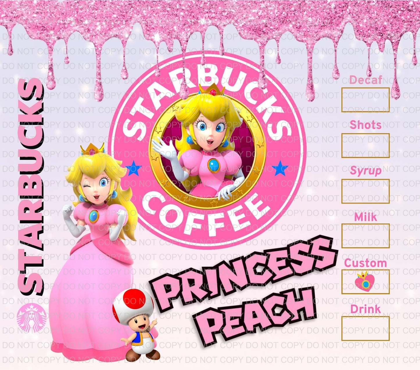 Characters + coffee | Sublimation transfer
