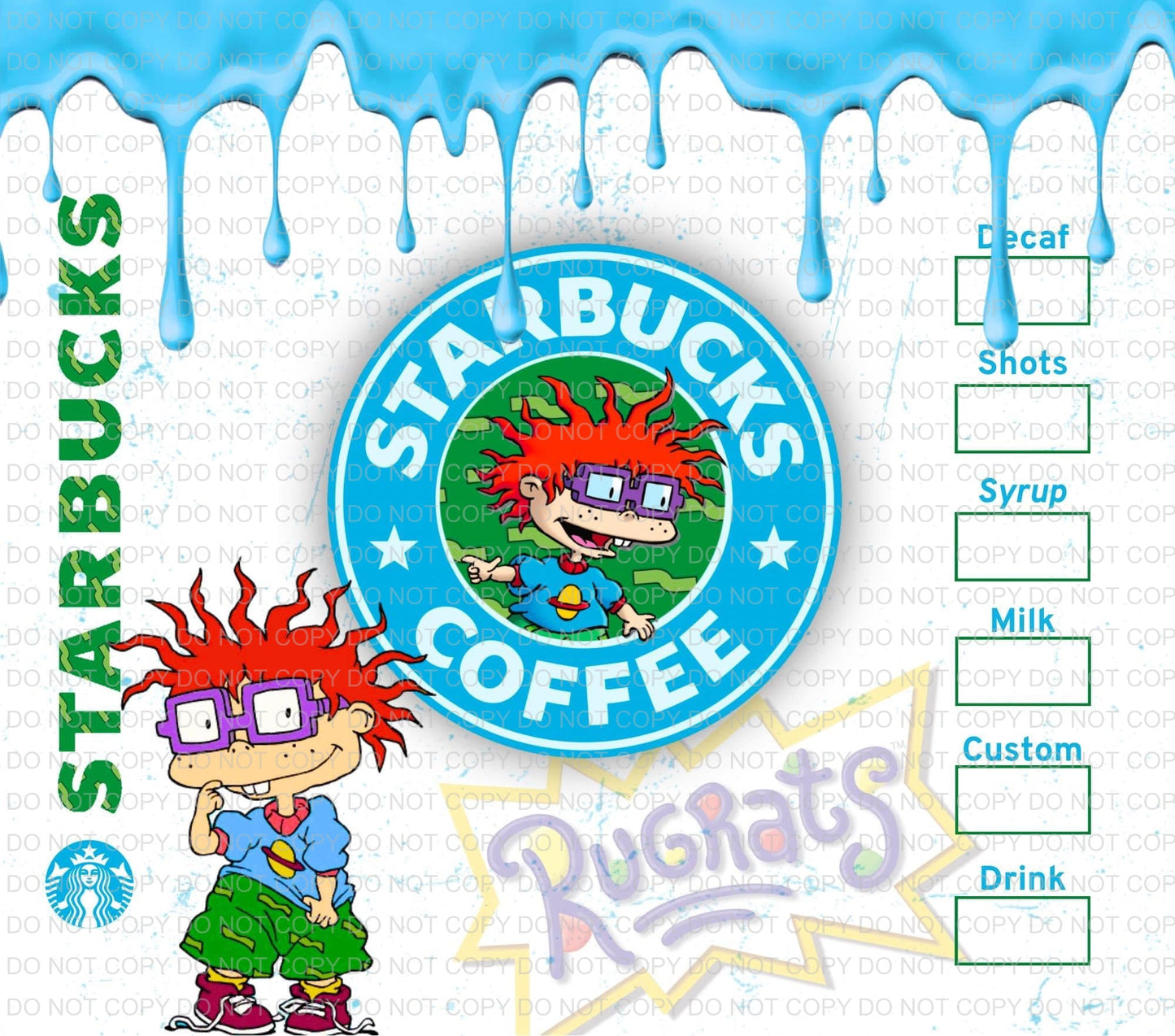 Characters + coffee | Sublimation transfer