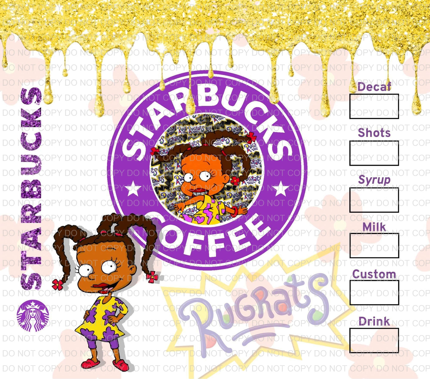 Characters + coffee | Sublimation transfer