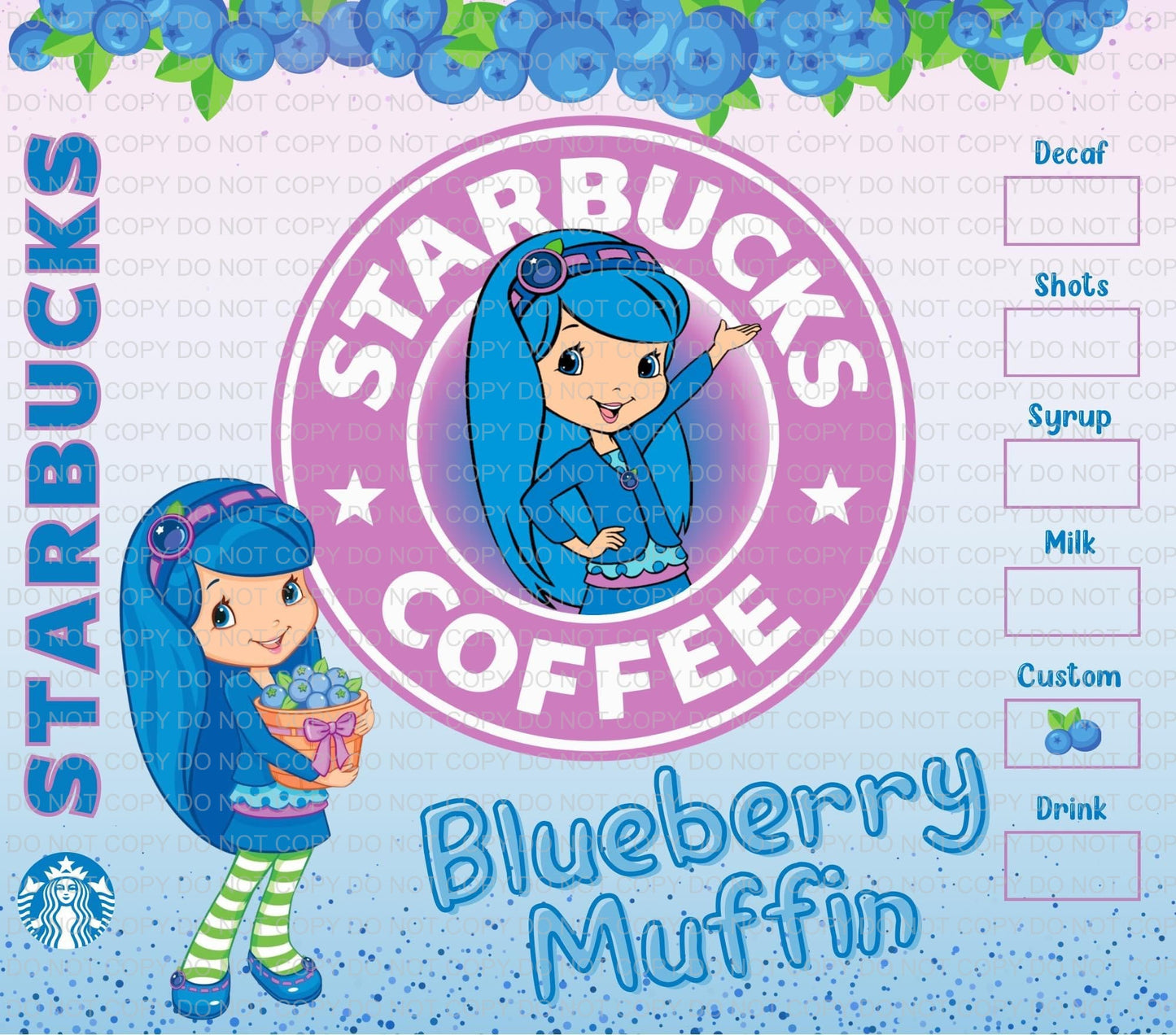 Characters + coffee | Sublimation transfer
