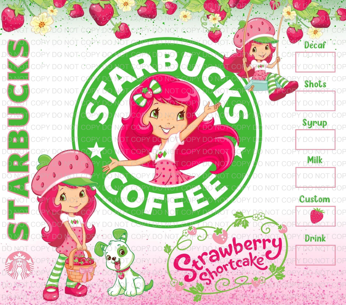 Characters + coffee | Sublimation transfer
