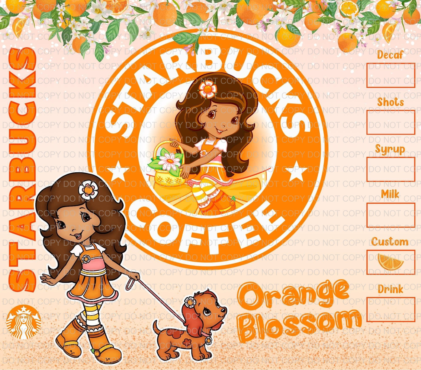Characters + coffee | Sublimation transfer