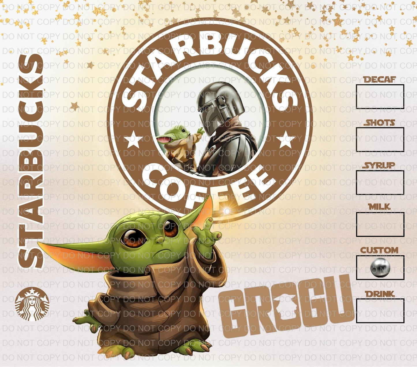 Characters + coffee | Sublimation transfer