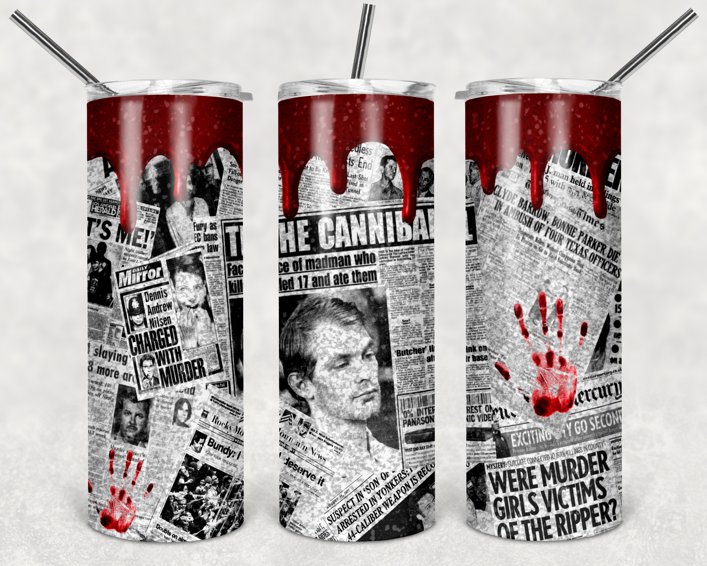 Serial killers + drip | Sublimation transfer