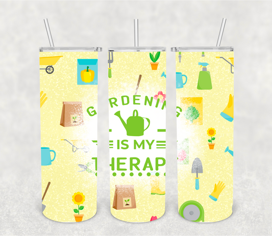 Gardening is my therapy | Sublimation transfer