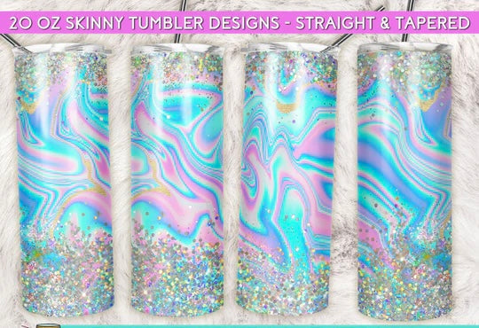 Opal + glitter | Sublimation transfer