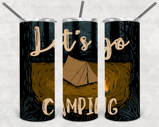 Let's go camping | Sublimation transfer