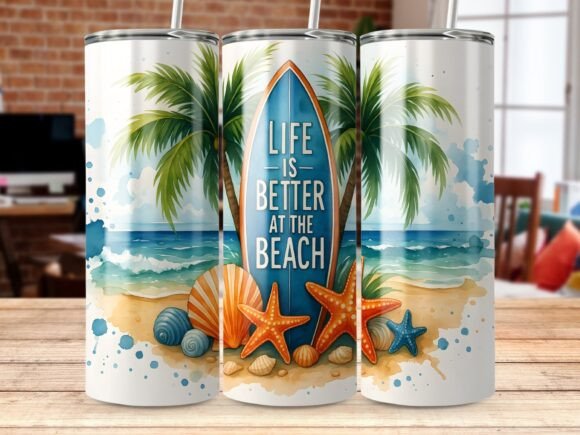 Life is better at the beach | Sublimation transfer