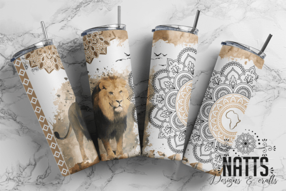 Lion + mandala | Sublimation transfer