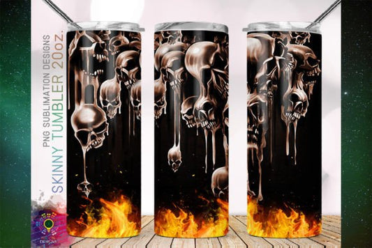Melted skull | Sublimation transfer