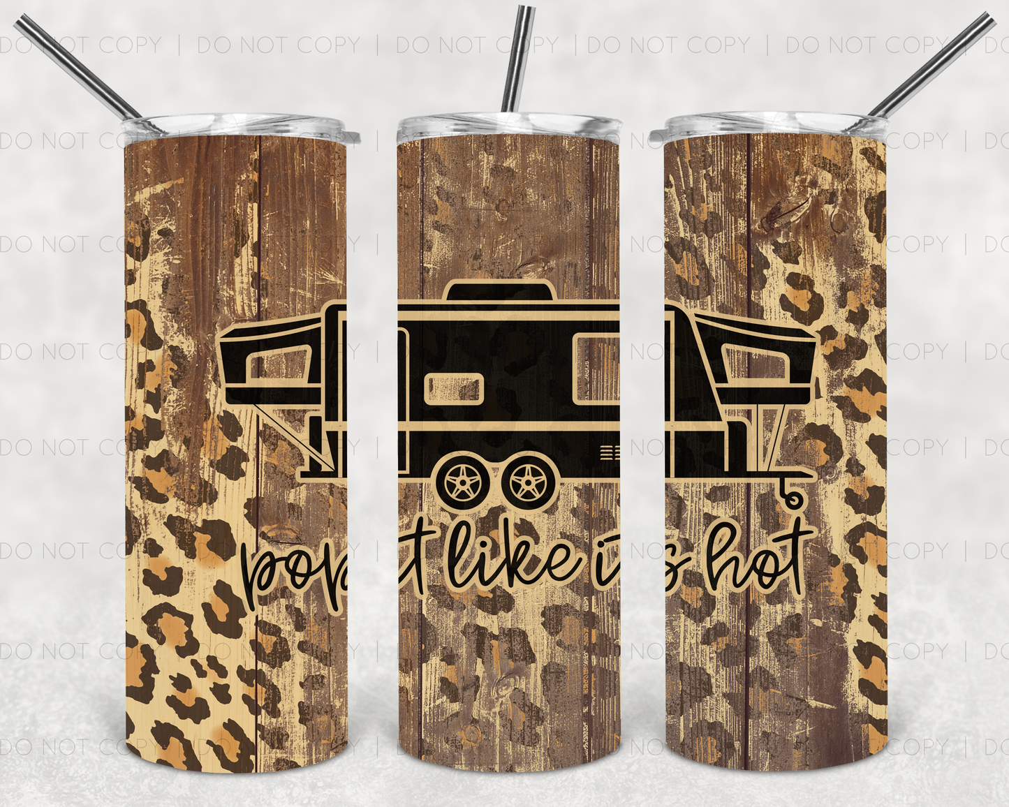 Pop it like it's hot + camper | Sublimation transfer