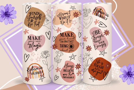 Positive affirmations | Sublimation transfer