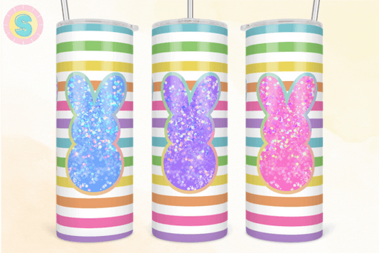 Rainbow bunnies | Sublimation transfer