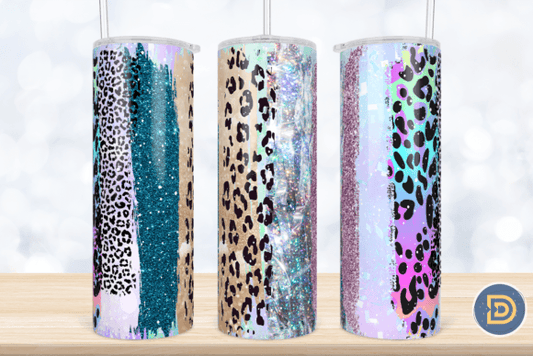 Blue & purple brush strokes | Sublimation transfer