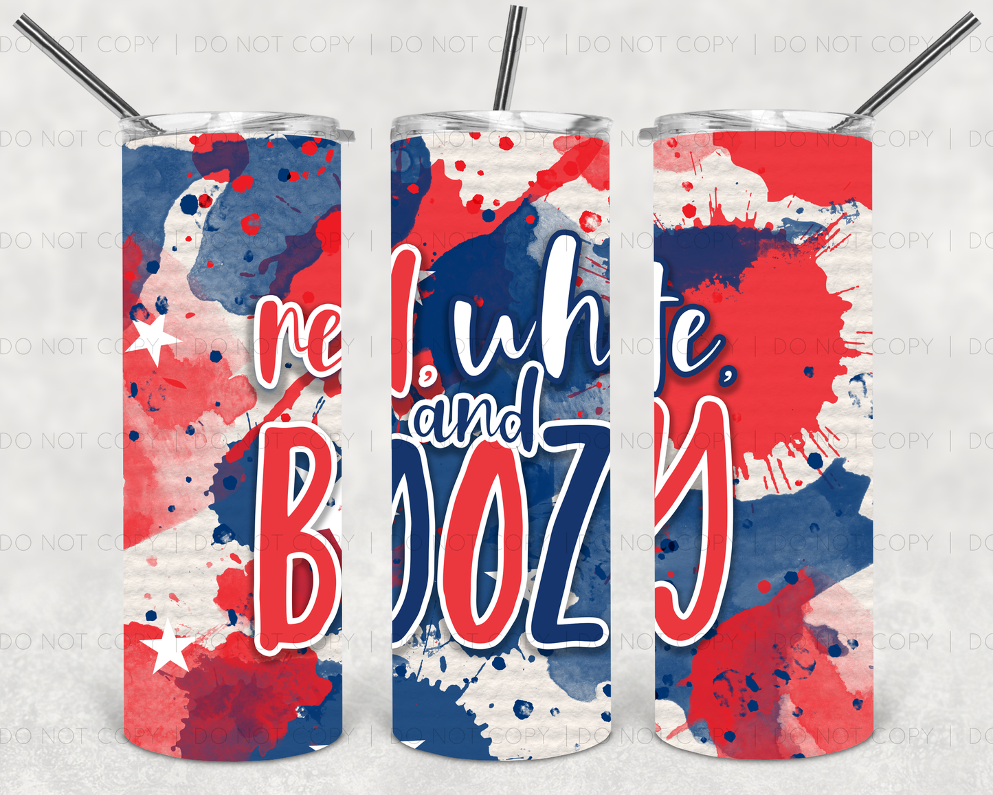 Red, white & boozy | Sublimation transfer