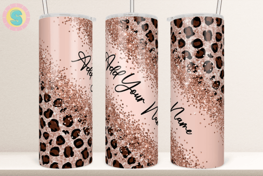 Rose gold + leopard | Sublimation transfer