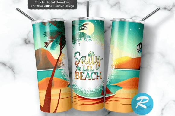Salty lil beach | Sublimation transfer