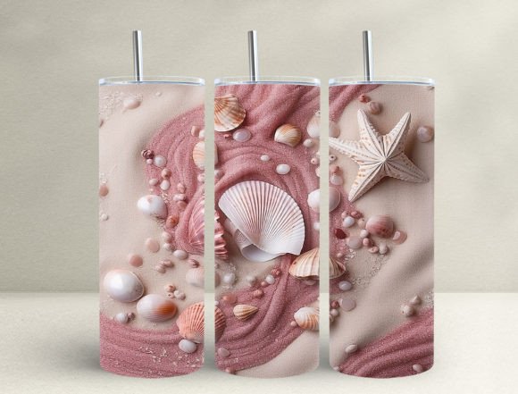 3D seashells | Sublimation transfer