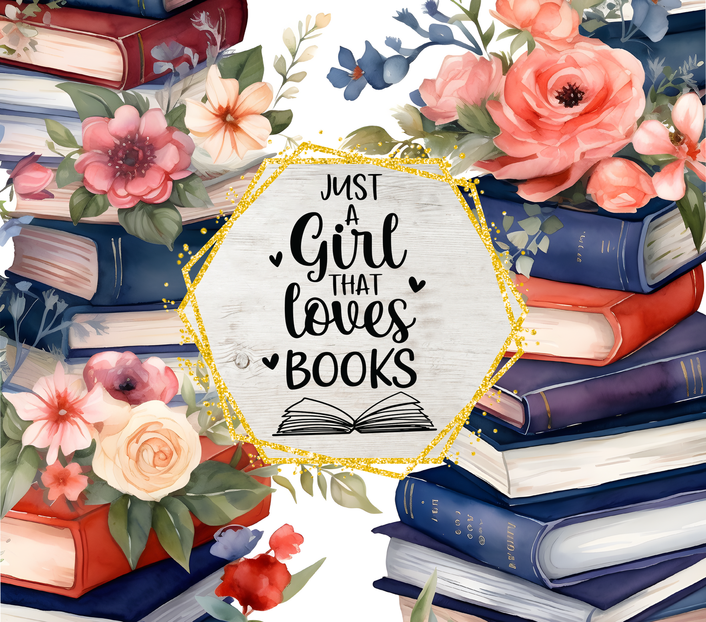 Girl that loves books | Sublimation transfer