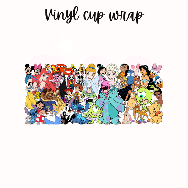 Magical characters | 16oz glass can