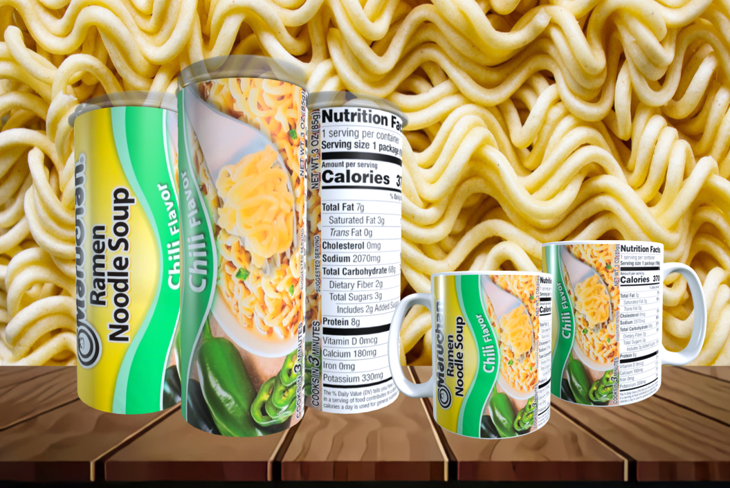 Chili noodles FOD | Sublimation transfer