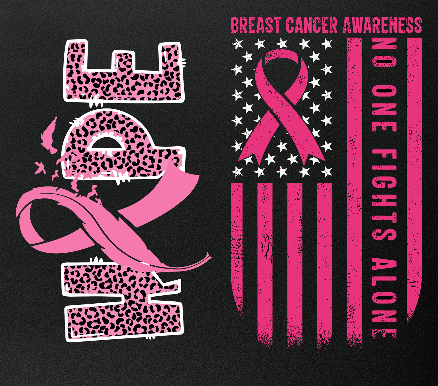 No one fights alone | Sublimation transfer