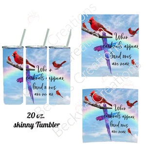 When a cardinal appears | Sublimation transfer