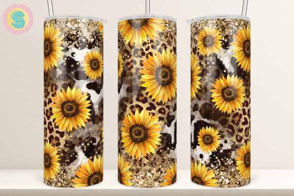 Sunflowers + cowhide | Sublimation transfer