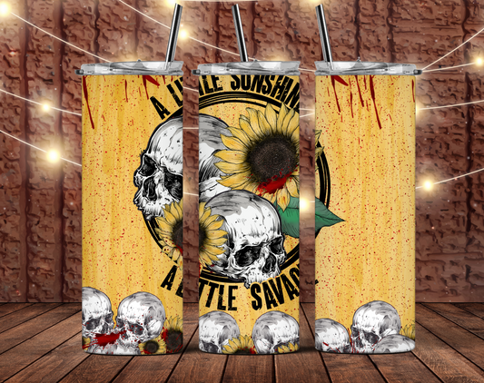 Little sunshine, little savage | Sublimation transfer
