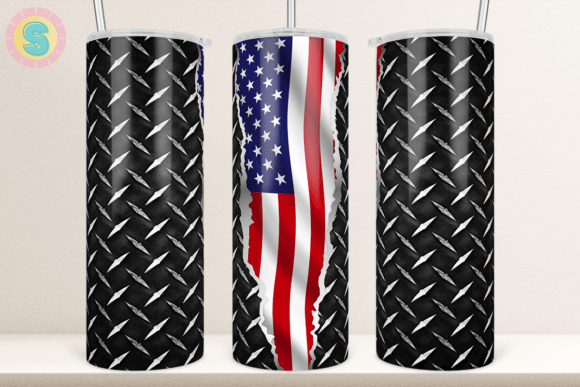 flag + metal grate | Sublimation transfer