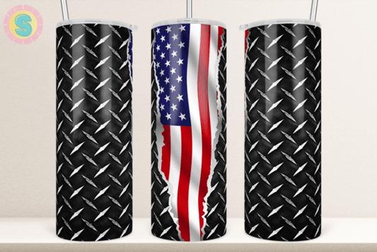 flag + metal grate | Sublimation transfer
