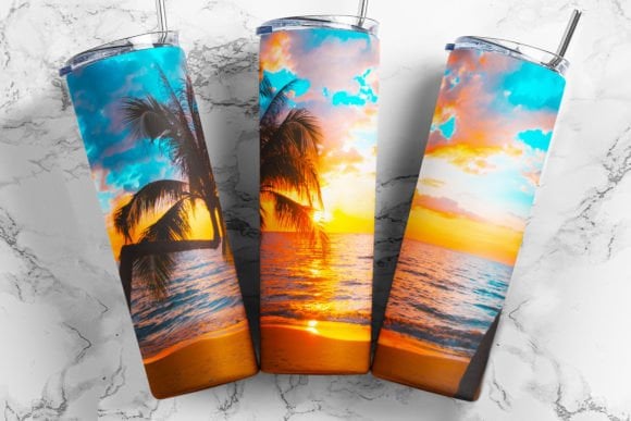 Beach scene | Sublimation transfer