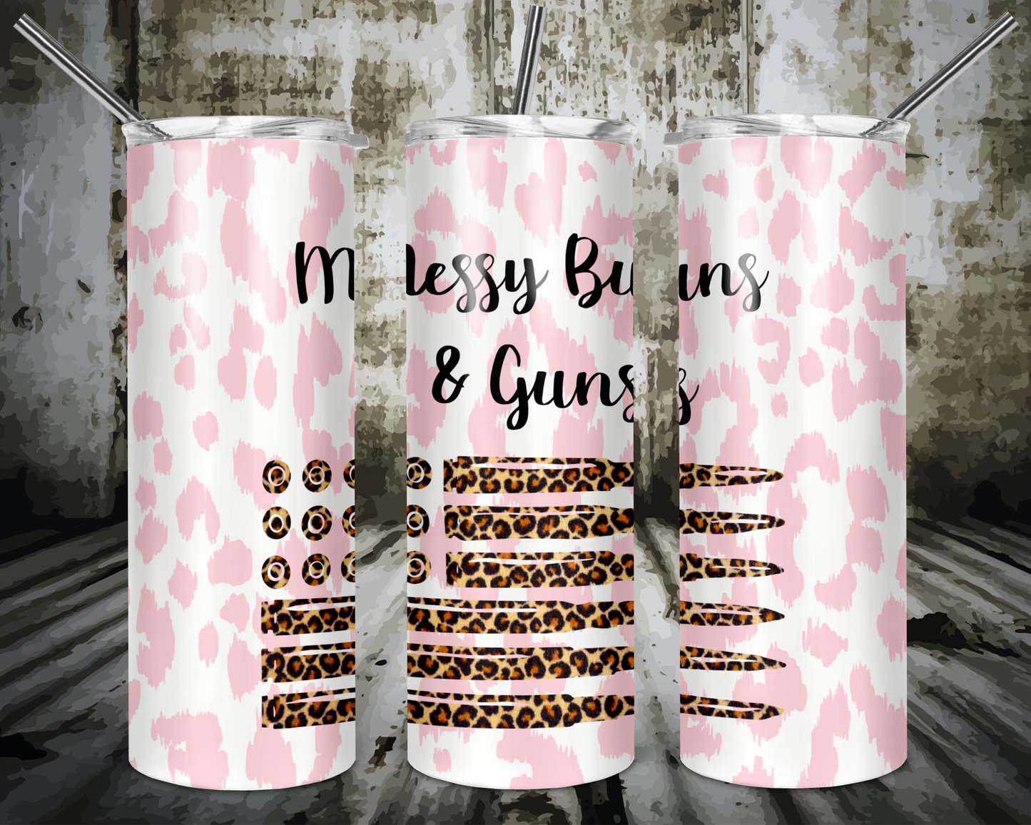 Messy buns & guns | Sublimation transfer