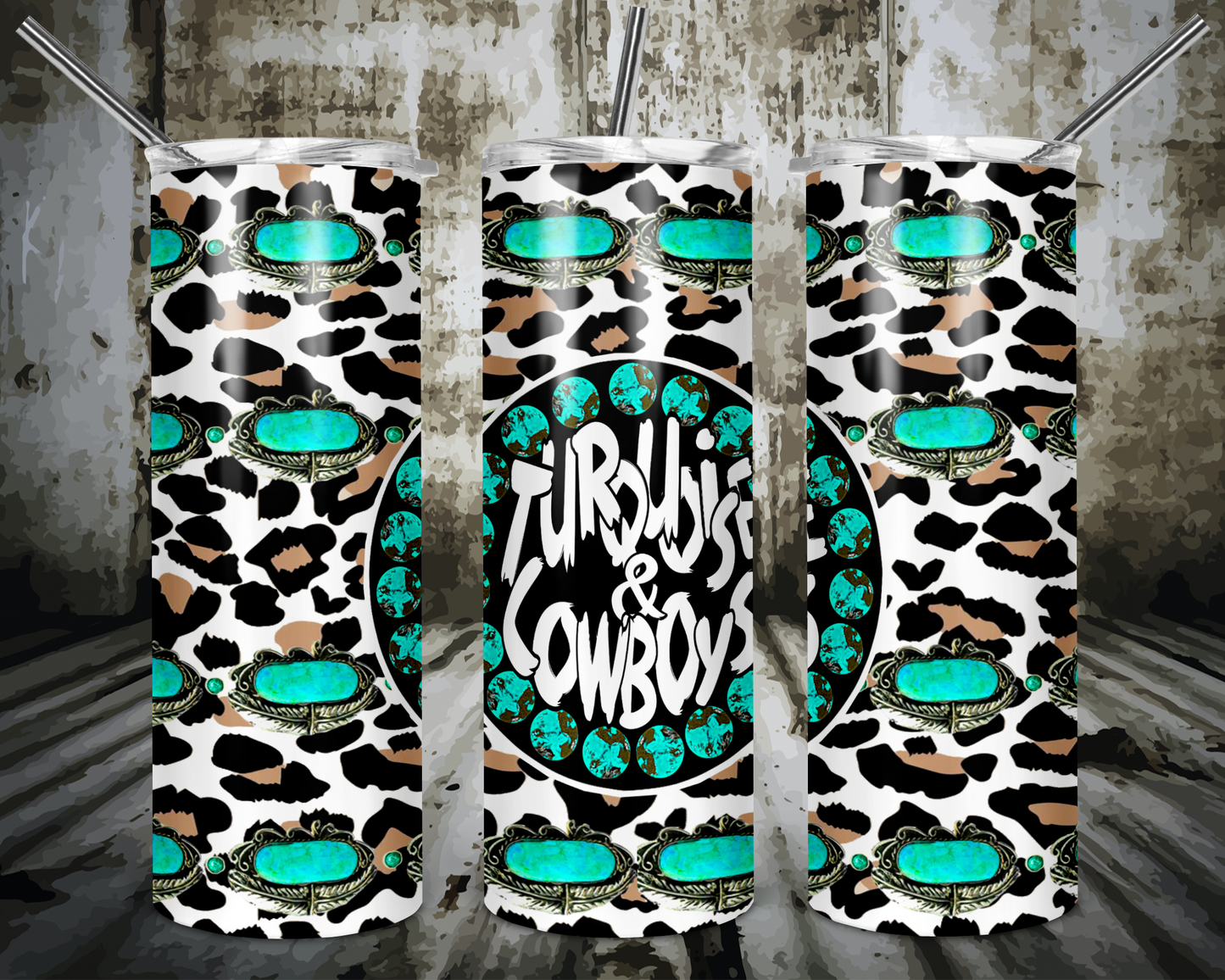 Turquoise & cowboys | Sublimation transfer