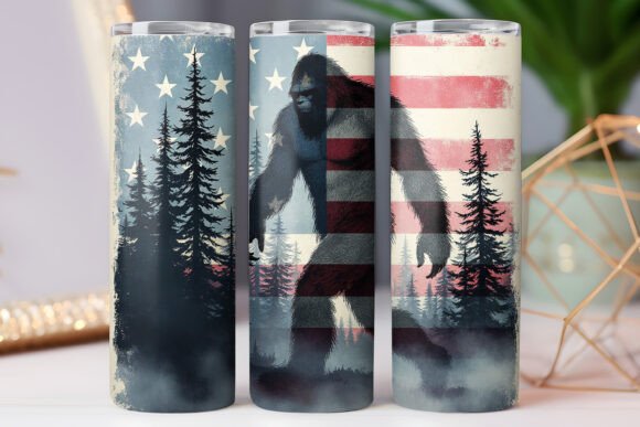 Flag + bigfoot | Sublimation transfer