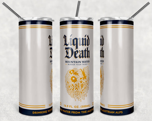 Liquid death DRK | Sublimation transfer