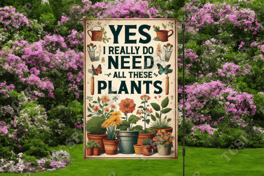 Plants | Garden flag sublimation transfer