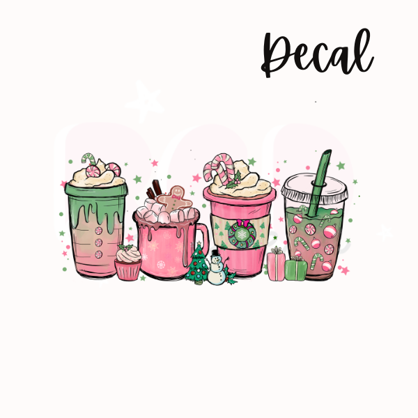 Christmas coffee | Decal