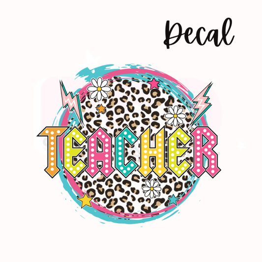 Teacher | Decal