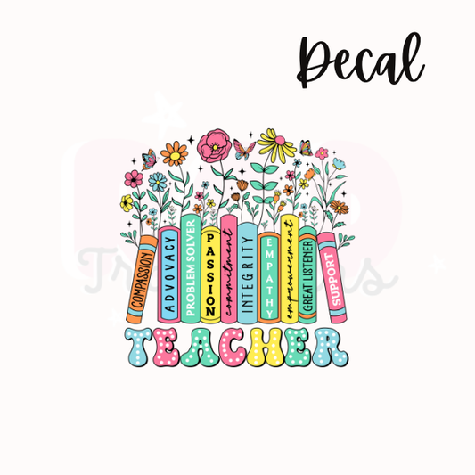 Teacher | Decal