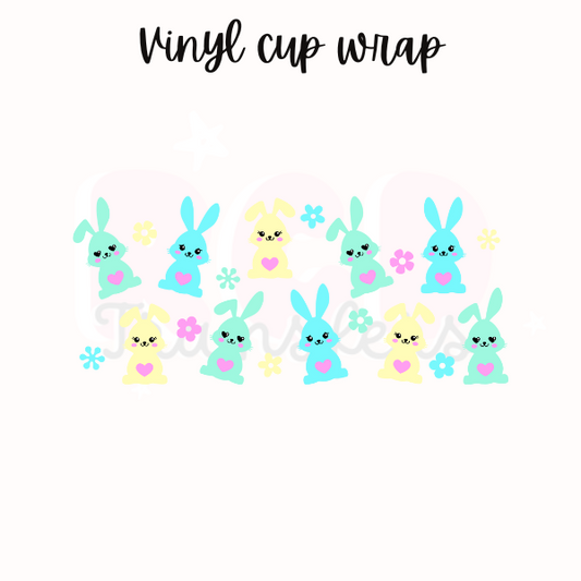 Easter bunnies | 16oz glass can