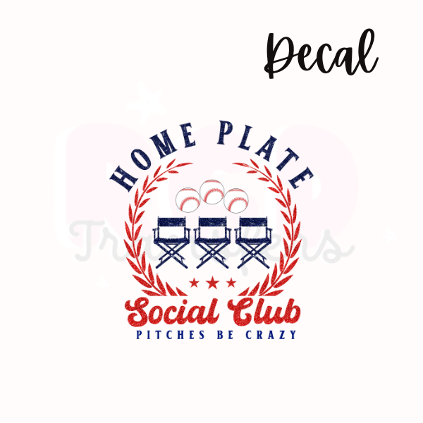 Home plate | Decal