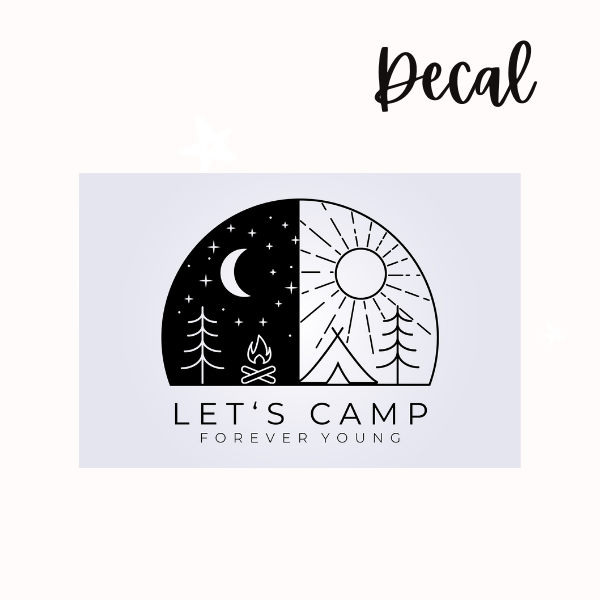 Let’s camp | Decal